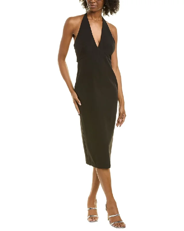 Doorbuster Deal Halston Wyatt Solid Dress