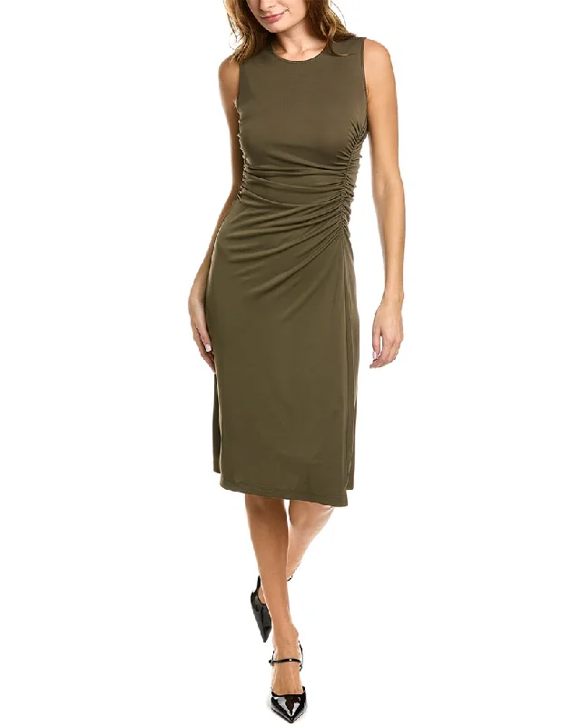 YEAR-End Clearance Elie Tahari Ruched Midi Dress