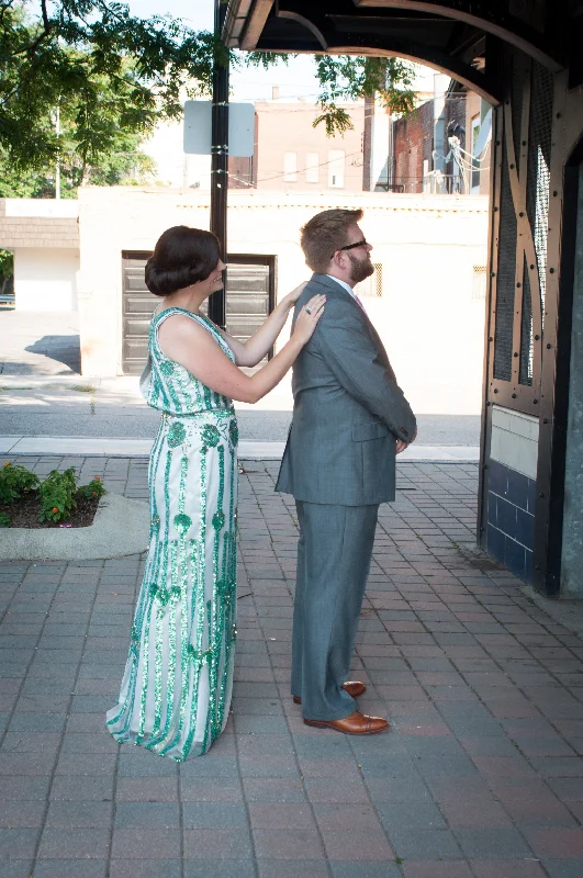 Sale Event Jenny Packham "Joy" Green Replica