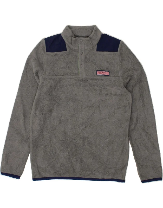 Limited Time Discount VINEYARD VINES Womens Fleece Jumper UK 18 XL Grey Colourblock Polyester Limited Time Discount VINEYARD VINES Womens Fleece Jumper UK 18 XL Grey Colourblock Polyester