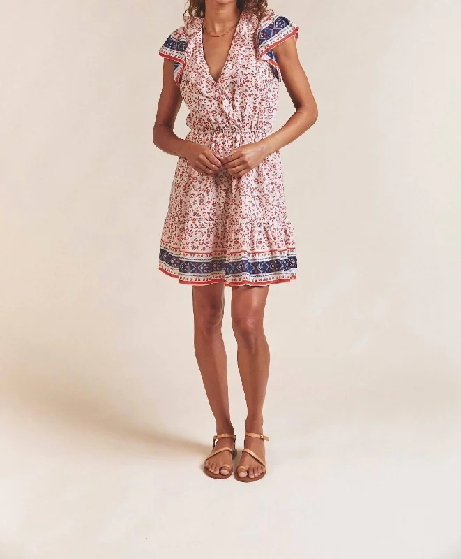 Crazy Savings Marcella Dress in Red Ivy