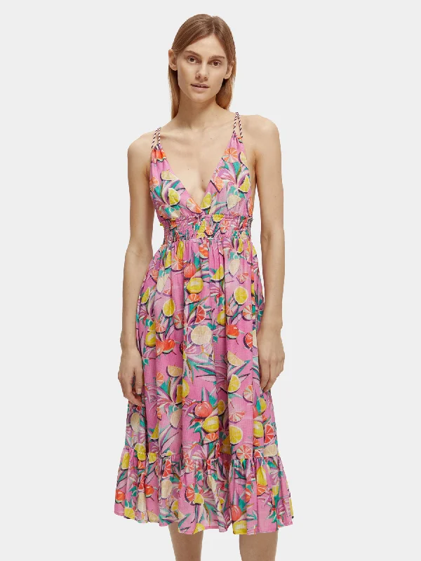 Today Only Smock waistband maxi dress