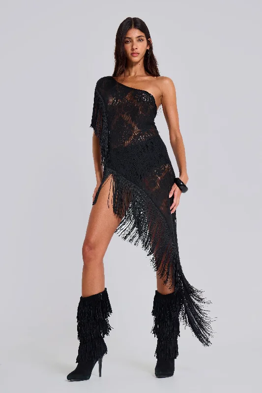 Super Sale Vivienne Lace Fringe Dress