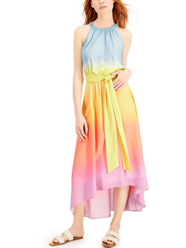 Final Sale Womens Tie-Dye Long Maxi Dress
