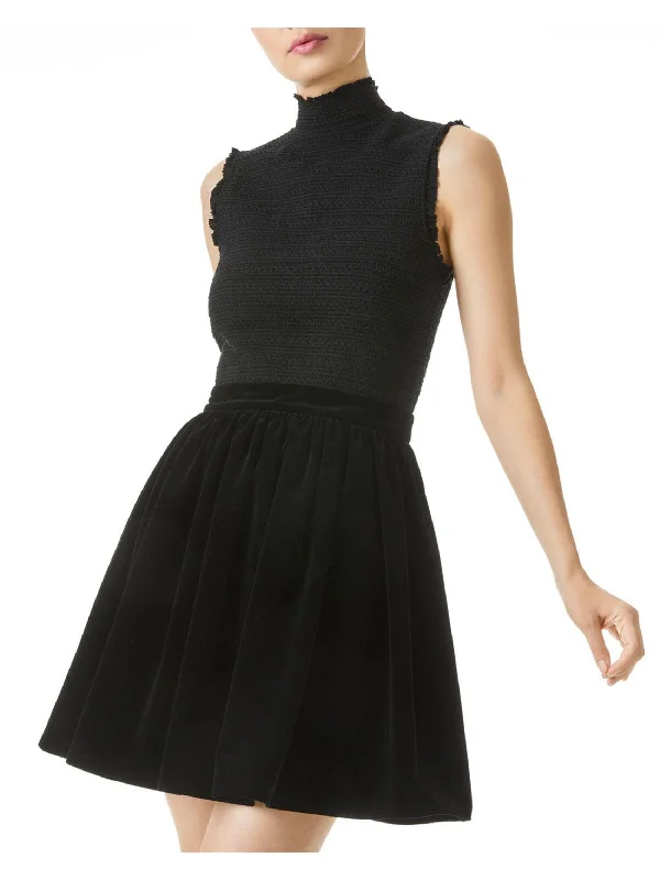Seasonal Clearance Barrett Womens Velvet Short Mini Dress