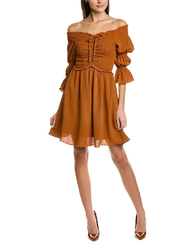 Best Bargains BCBGeneration Off-The-Shoulder A-Line Dress