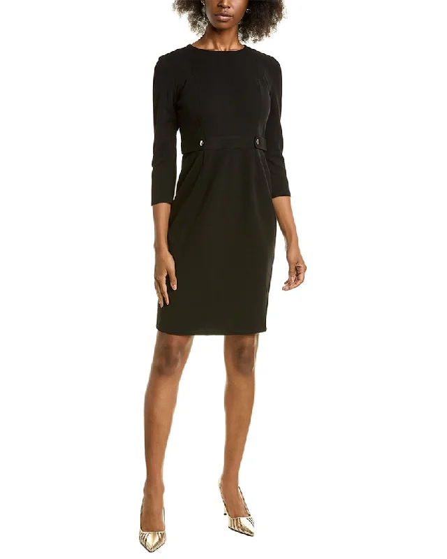 Discount Extravaganza London Times Side Tab Sheath Dress