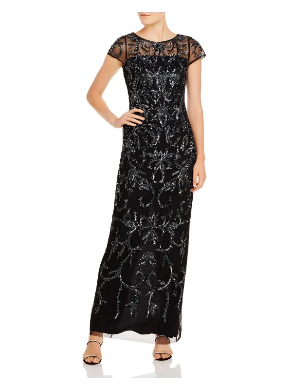 Special Price Womens Sequined Long Evening Dress