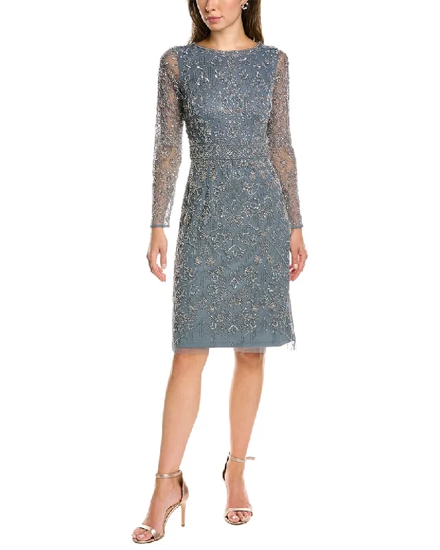 YEAR-End Sale Aidan Mattox Beaded Cocktail Dress