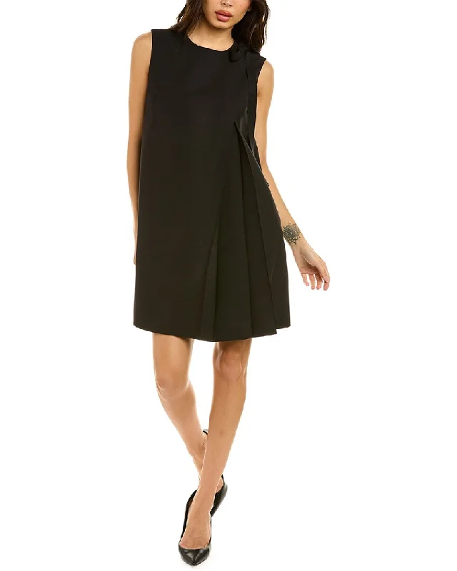 Crazy Deals Oscar de la Renta Invert Pleat Shift Dress