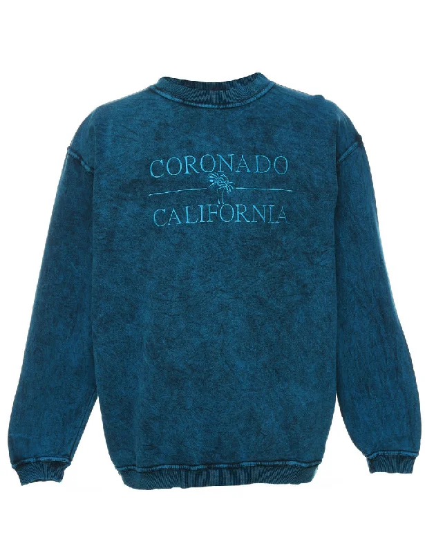 Deal Explosion Coronado California Embroidered Sweatshirt - M