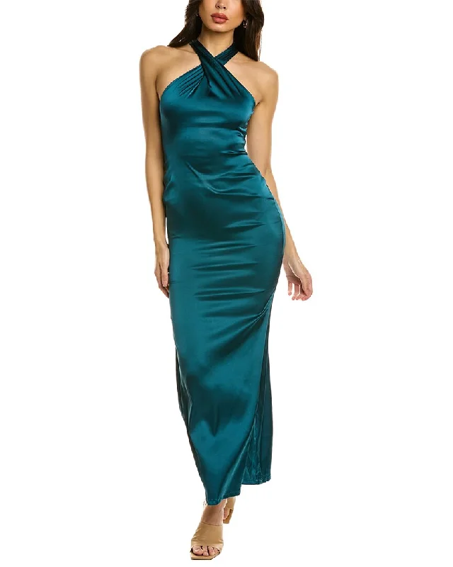 Best Deals To My Lovers Halter Maxi Dress