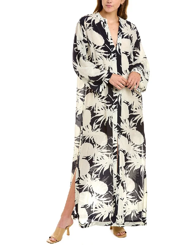 Great Deals Oscar de la Renta Silk Shirtdress