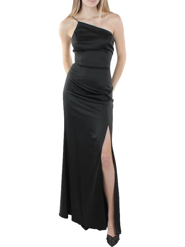 Extra Discounts Womens Satin Maxi Evening Dress