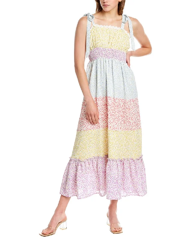 Limited Time Offer Stellah Tie-Shoulder Maxi Dress