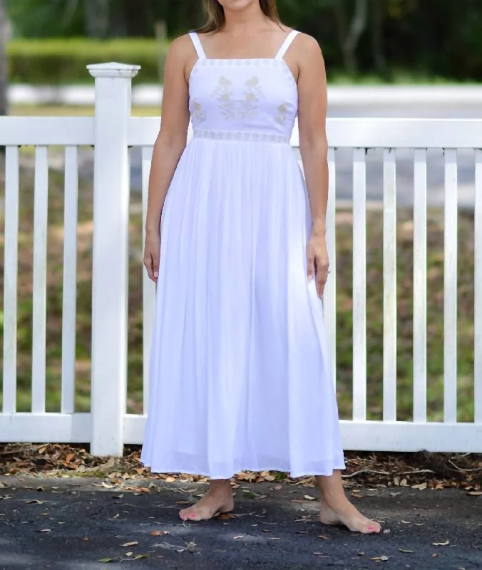 Unmissable Offer Pure Perfection Maxi Dress in White