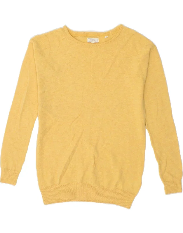 Discount Extravaganza FAT FACE Womens Boat Neck Jumper Sweater UK 10 Small Yellow Wool Discount Extravaganza FAT FACE Womens Boat Neck Jumper Sweater UK 10 Small Yellow Wool