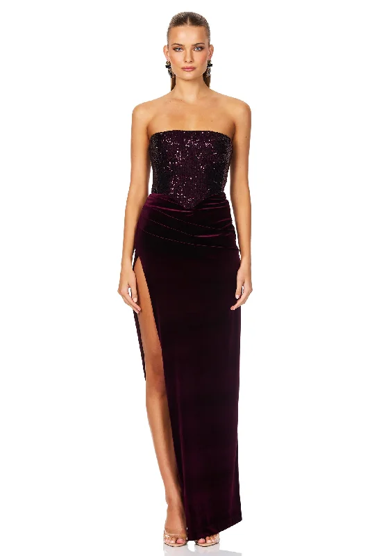 Price Smash Nookie Keke Gown - Wine