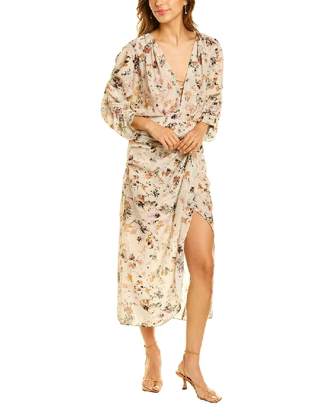 Lowest Price IRO Mura Silk-Blend Midi Dress