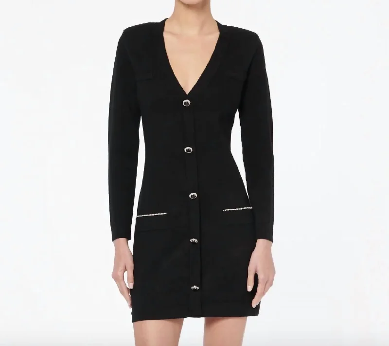 Great Deals Marisa Sweater Dress in Black
