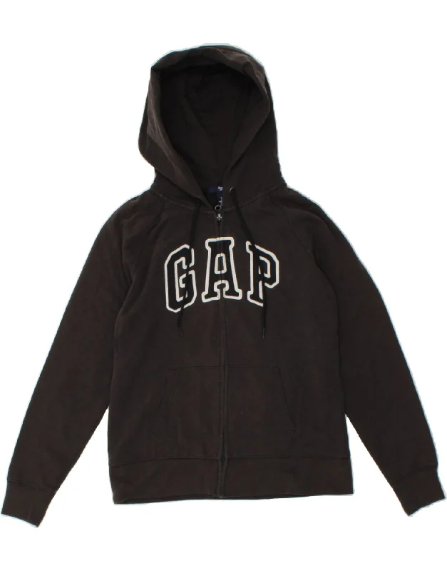 Discount Extravaganza GAP Womens Graphic Zip Hoodie Sweater UK 14 Large Black Cotton Discount Extravaganza GAP Womens Graphic Zip Hoodie Sweater UK 14 Large Black Cotton
