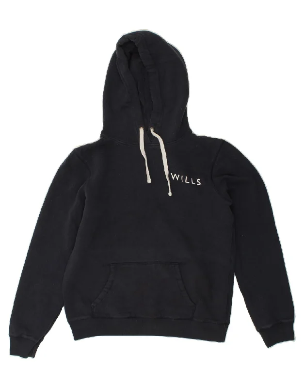 Get It Before It’s Gone JACK WILLS Womens Graphic Hoodie Jumper UK 12 Medium Navy Blue Cotton Get It Before It’s Gone JACK WILLS Womens Graphic Hoodie Jumper UK 12 Medium Navy Blue Cotton