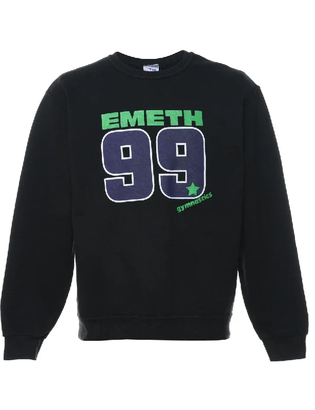 Special Discount Emeth Printed Sweatshirt - M