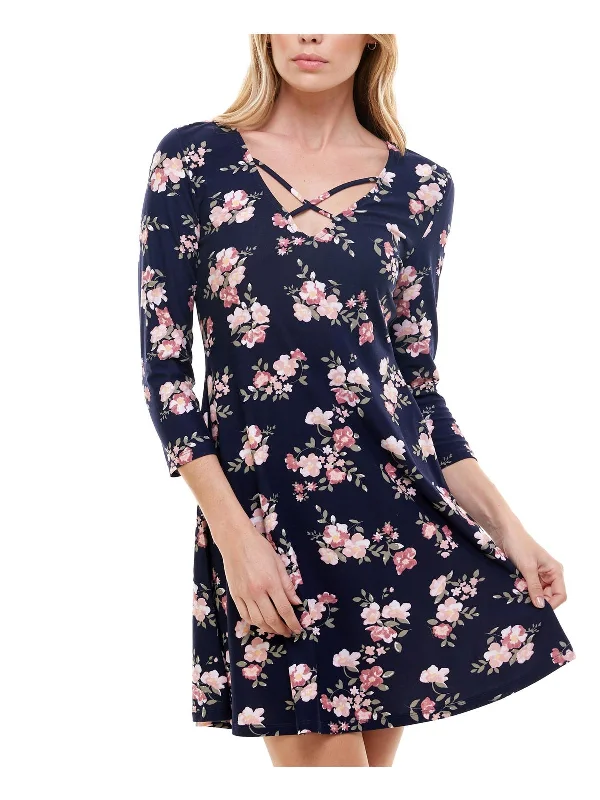 Hurry In Juniors Womens Casual Short Mini Dress