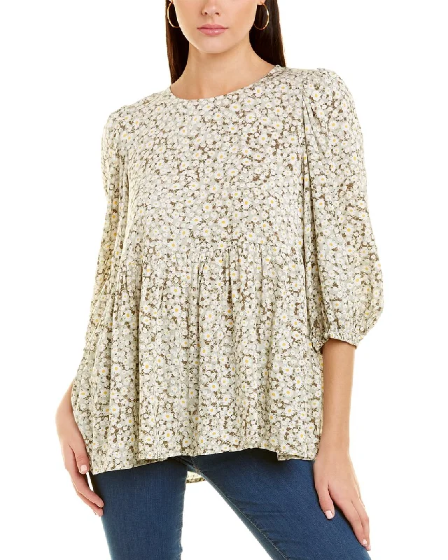 Act Fast Dress Forum Innocence Peplum Top