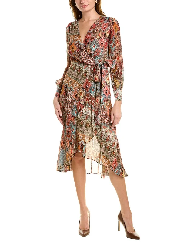 Epic Deals Elie Tahari Paisley Wrap Dress