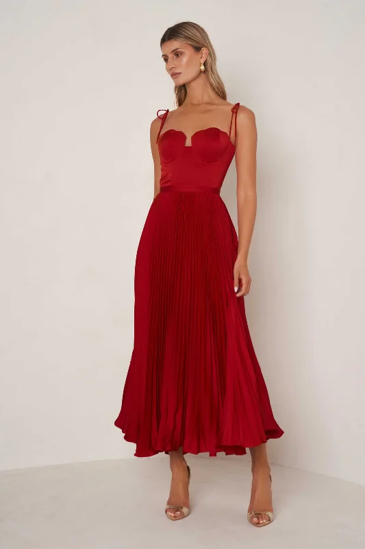 Savings Bonanza Whitney Dress - Red