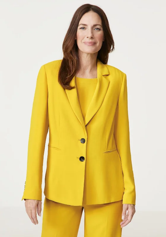 Today’s Deal Gerry Weber Single Breasted Blazer, Yellow