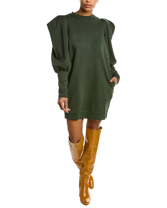 Limited Time Offer TED BAKER WMD-IMOJENE-MINI SWEAT DRESS WITH SHOULD