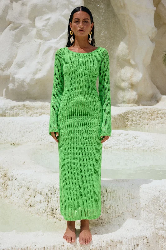 Huge Discounts Tasha Midi Dress - Apple