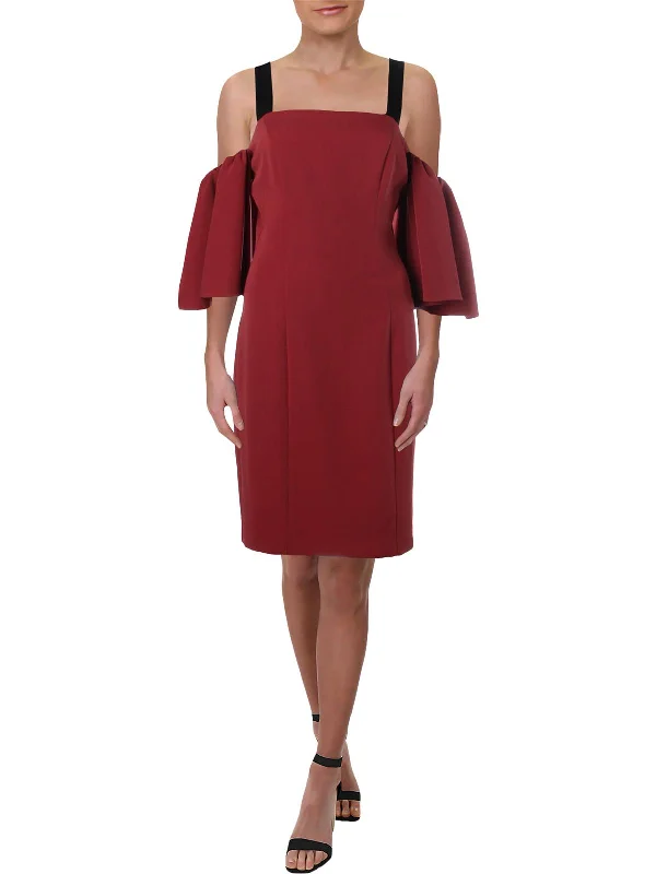 Customer Appreciation Sale Womens Cold Shoulder Party Cocktail Dress