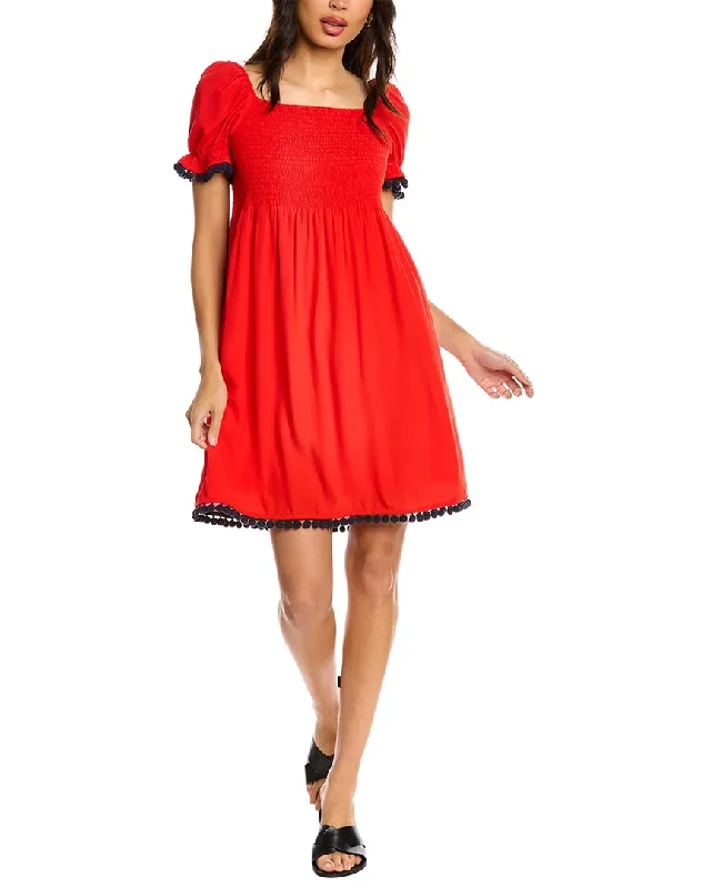 Closeout Sale Sail to Sable Square Neck Mini Dress