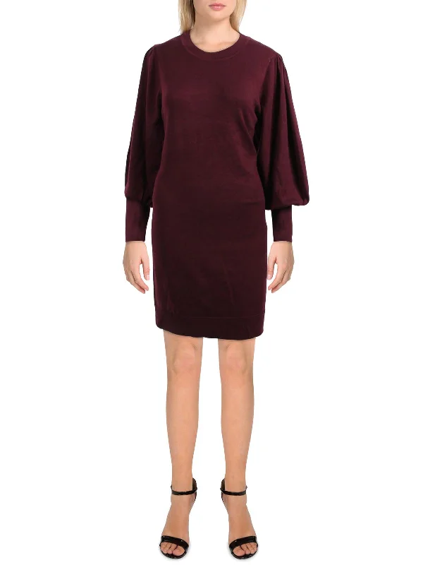Bargain Prices Womens Crewneck Midi Sweaterdress