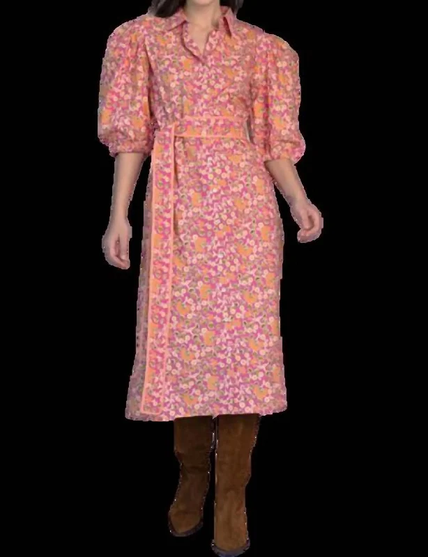 Final Markdown Margot Dress in Harvest Plum