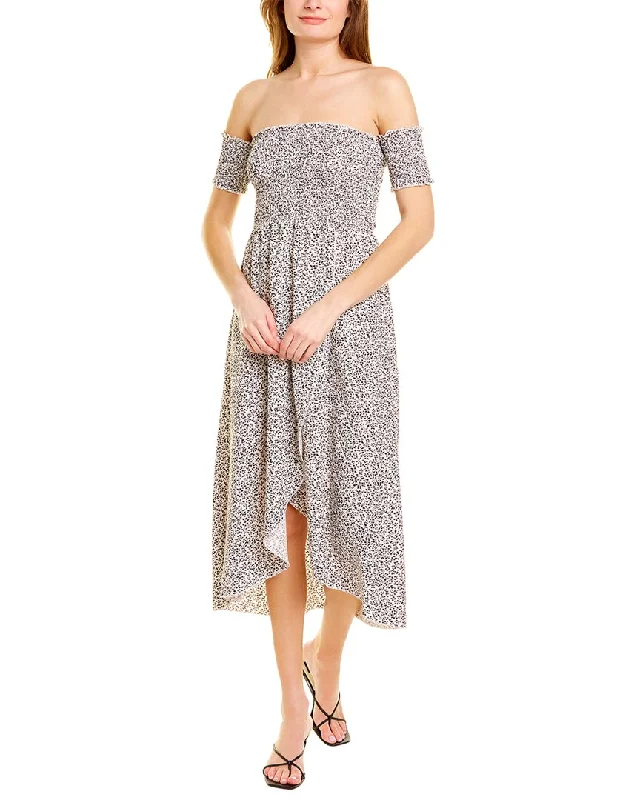 Markdowns Pascale La Mode Smocked Midi Dress