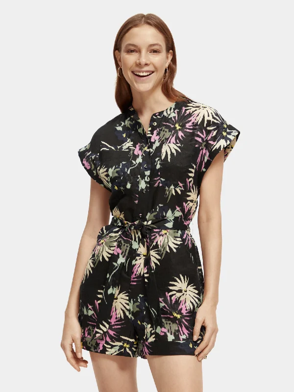Buy More, Save More Linen all-in-one playsuit