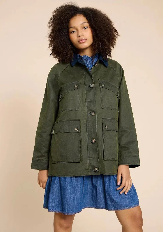Stock Clearance White Stuff Juniper Utility Jacket, Khaki