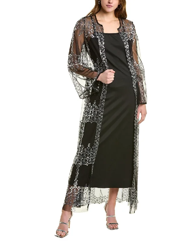 Price Cut Michele Laperle Layered Shift Dress
