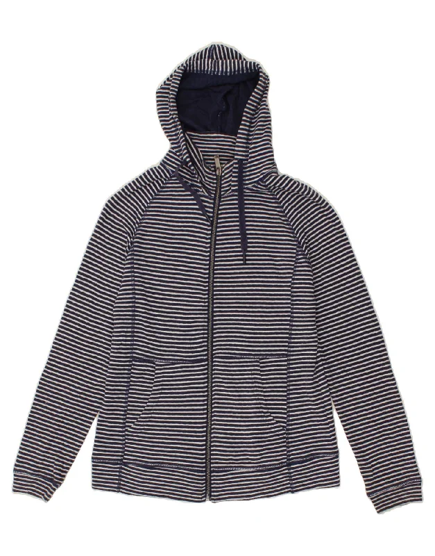 Daily Deals MOUNTAIN WAREHOUSE Womens Zip Hoodie Sweater UK 12 Medium Navy Blue
