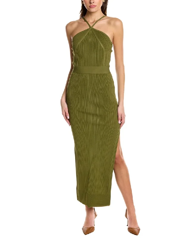 Today’s Deal Hervé Léger Variegated Rib Maxi Dress