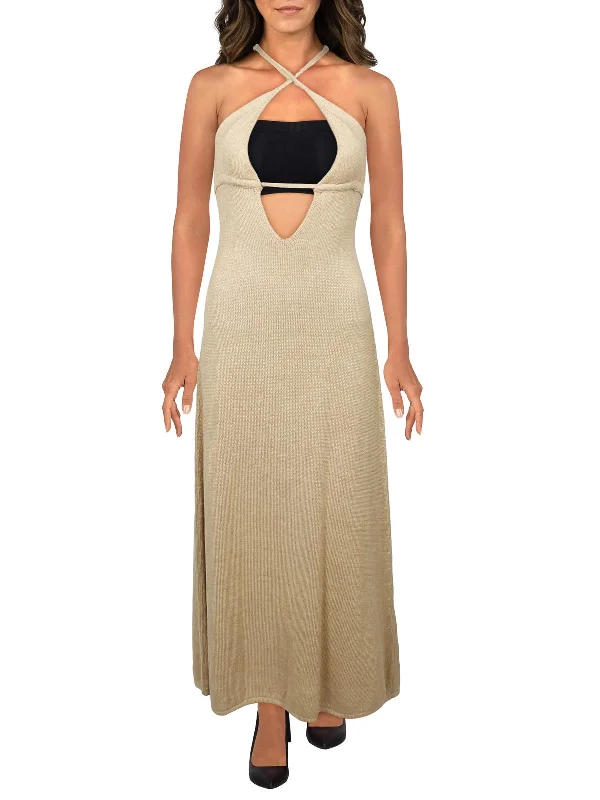 Deal Dash Kingsley Womens Midi Tank Sweaterdress