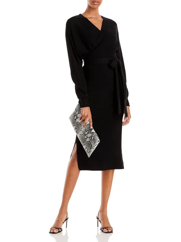 Huge Discounts Womens Open Back Long Sweaterdress