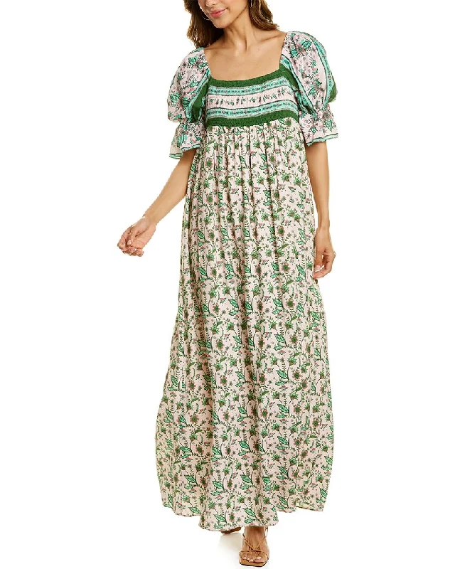 Today’s Deal Celina Moon Smocked Maxi Dress
