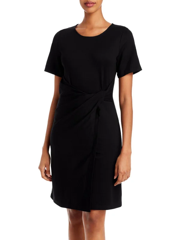 Best Bargains Maddy Womens Short Sleeve Short Wear to Work Dress