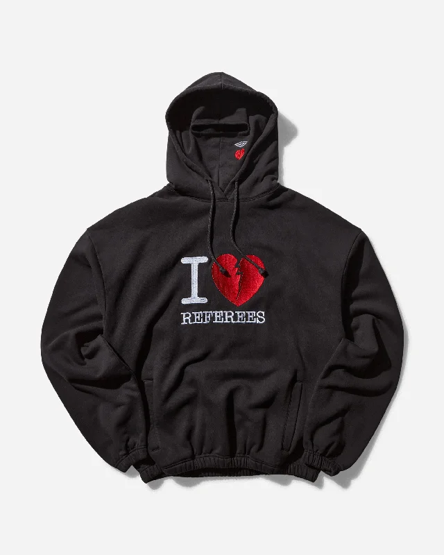 Buy More, Save More Men's I Love Referees Masked Hoodie Black