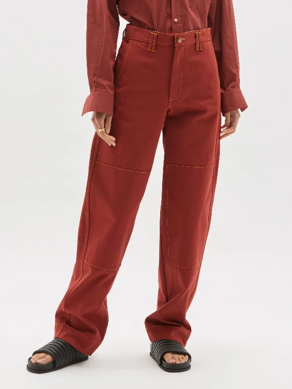Savings Spectacular organic twill double knee pant